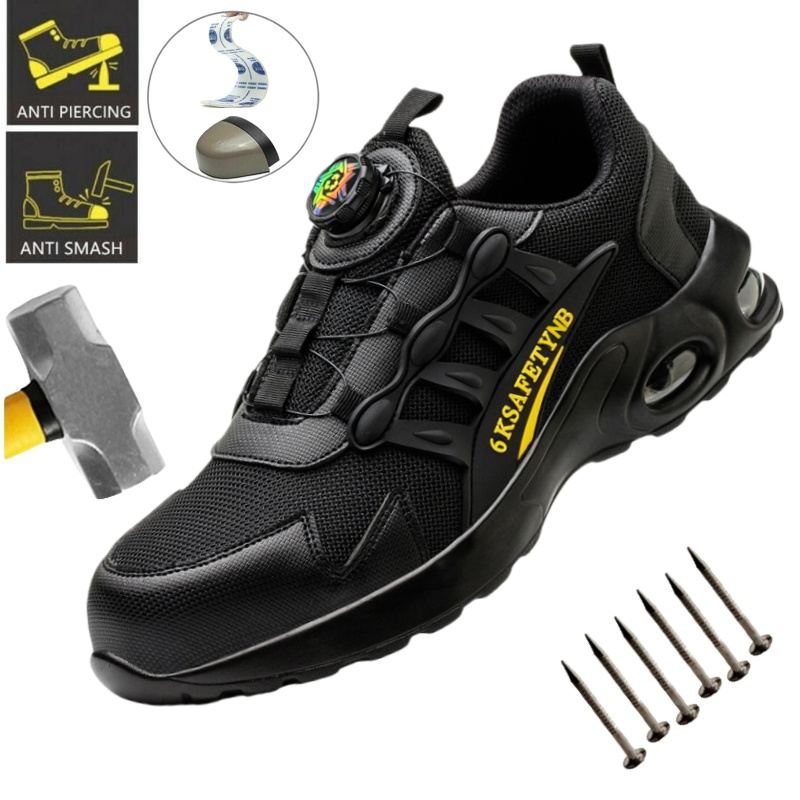Rotating Button Safety Shoes S - đánh giá và giá Women Shoes Tennis