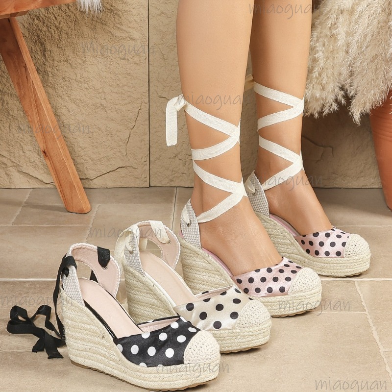 2026 New Spring Summer Women's - đánh giá và giá Ribbon Tie Heel