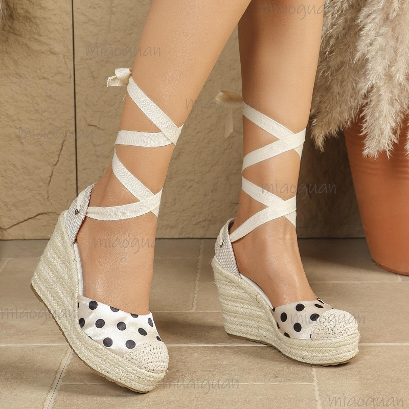 2026 New Spring Summer Women's - đánh giá và giá Ribbon Tie Heel