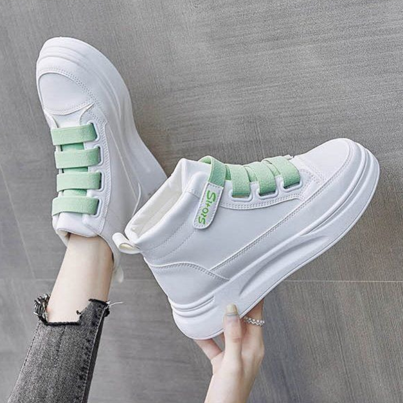 Versatile White High Top Sneak - đánh giá và giá Women Shoes Must Have