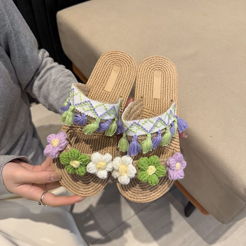 Fashion Braided Jute Sandals W - đánh giá và giá Women Shoes Must Have