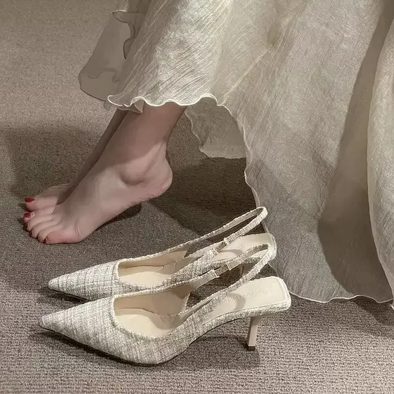 Fashion brand designed knitted - đánh giá và giá Pointed Toe Flat
