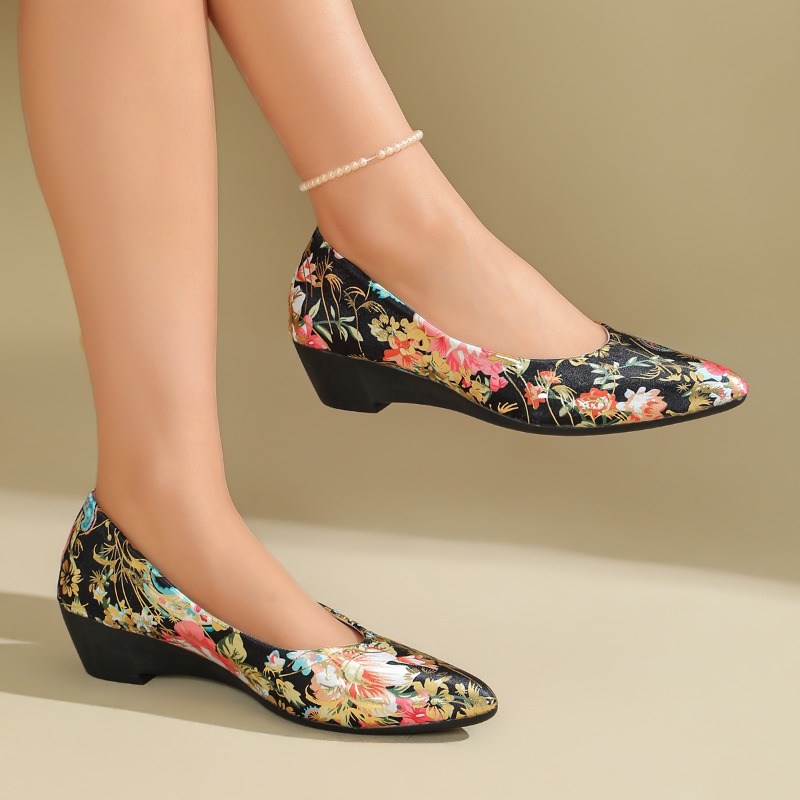 Women Pointed‑Toe Floral Print - đánh giá và giá Women Shoes Xxl