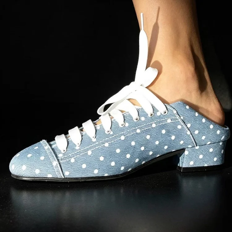 2027 Women Polka Dot Low Block - đánh giá và giá Mary Jane Shoes