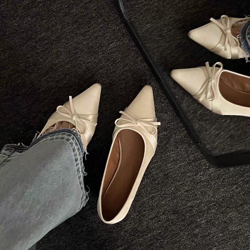 Summer New Style Chiffon Fashi - đánh giá và giá Pointed Toe Flat