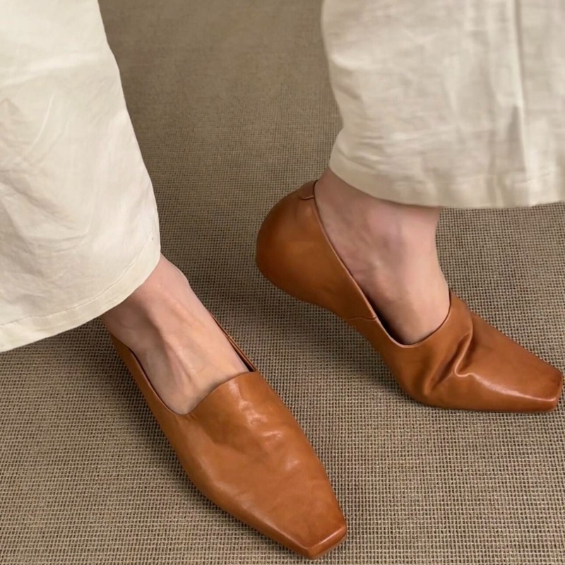 Retro Flat Loafers Women's Sli - đánh giá và giá Pointed Toe Flat